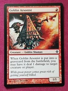 Magic The Gathering RISE OF THE ELDRAZI GOBLIN ARSONIST red card MTG - Picture 1 of 2