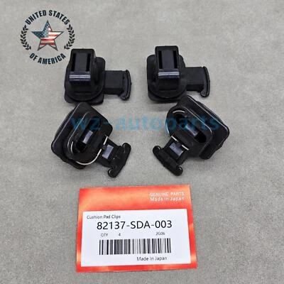 New 82137-SDA-003  4PCS  Rear Seat Cushion Pad Clips For Honda Acura TSX Honda Foto 1 de 4