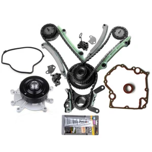 TIMING CHAIN WATER PUMP KIT COVER GASKET SET FITS JEEP DODGE 4.7L V8 SOHC 99-04 - Picture 1 of 10