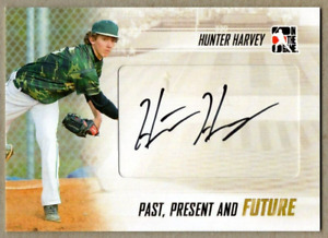 HUNTER HARVEY - 2013 ITG PAST, PRESENT AND FUTURE AUTOGRAPH RC