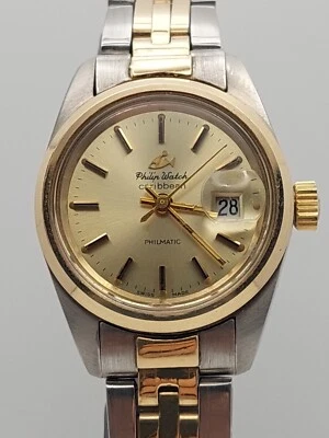 Orologio Philip Watch Caribbean Automatico AcciaioOro 14kt Donna 26mm Swiss Made - Immagine 1 di 4