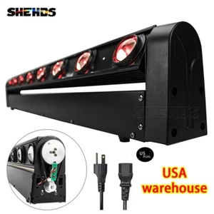 LED 8X12W Stage Moving Head Beam Bar RGBW DJ Disco Party Club Lighting - Picture 1 of 12