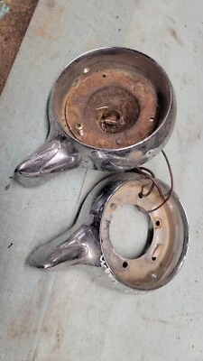 Ford Fairlane Galaxie 1959 luz de reversa de respaldo luz trasera puerta carcasa bisel moldura Foto 1 de 4