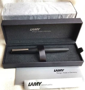 LAMY 2000 OBLIQUE BROAD FOUNTAIN PEN, OB NIB - - MINT ,BOX, PAPERS - Picture 1 of 15