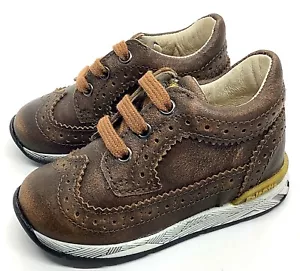Falcotto Baby Used Braun Leder Schnürschuh Oxford - Bild 1 von 6
