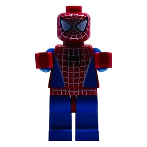 LEGO Marvel Spider-Man Original Silver Webbing Blue Arms Minifigure 4851 spd001 - Picture 1 of 4
