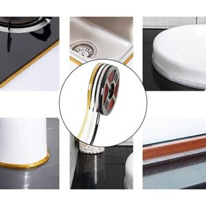 PVC Material 6M/Roll Self Adhesive Bath Sealant Strip for Improved Appearance