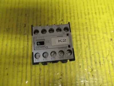 SIEMENS CONTACTOR 3TF2010-0AC2 16A A AMP 24V COIL 600Vac 3TF20100AC2 - Image 1 of 4
