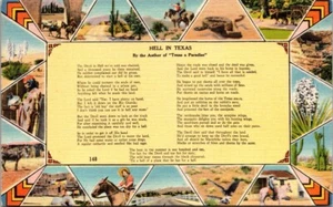 Postal Hell in Texas Poema Multivista - Imagen 1 de 2