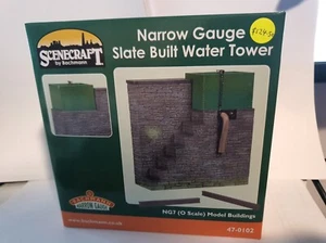 Torre de agua Bachmann Scenecraft 47-0102 NG7 calibre estrecho construida en pizarra nueva en caja - Imagen 1 de 3