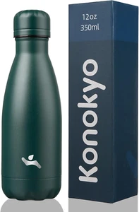 Insulated Water Bottles,12 Oz Double Wall Stainless Steel Vacumm Metal Flask for - Picture 1 of 7