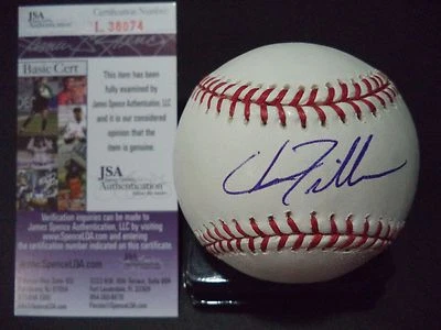 CHRIS TILLMAN BALTIMORE ORIOLES SIGNED AUTOGRAPH ROMLB BASEBALL JSA COA #L38074 - Image 1 of 4