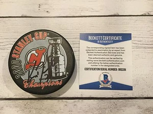 Disco Ken Daneyko Firmado 2000 NJ Devils Stanley Cup Autografiado Beckett BAJO CERTIFICADO DE AUTENTICIDAD b - Imagen 1 de 4