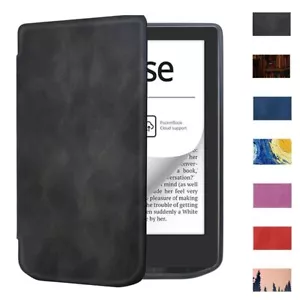 Auto Wake Sleep e-Reader Case Soft Filio Cover for Pocketbook Verse/Verse Pro - Picture 1 of 21