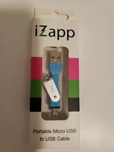 iZapp Micro USB to USB Keychain Data Cable , NEW - Picture 1 of 7