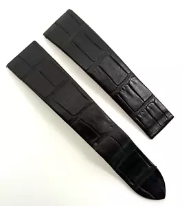 Authentic Cartier Santos 21mm x 18mm Brown Alligator Watch Strap KD97IH95 OEM - Picture 1 of 7