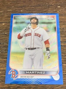 2022 Topps Chrome Blue Wave Refractors #67 JD Martinez /75 Mint - Bild 1 von 3