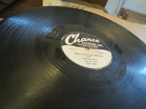 Freddie Hall - This Crooked World / Knock Me Out (1954) Chance 78, nice play VV- - Picture 1 of 5