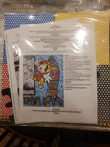 4 Custom Scrapbook pages "Christmas Cheer" Disney Characters pages - Picture 1 of 4