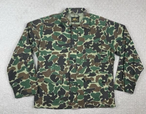 Vintage KMARTS Duck Camo Shirt Size XL Frogskin Button Coat Hunting 80s - Picture 1 of 5