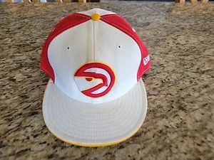 Atlanta Hawks New Era Hat Cap 59Fifty Fitted Size 7 5/8 NBA Basketball - Picture 1 of 12