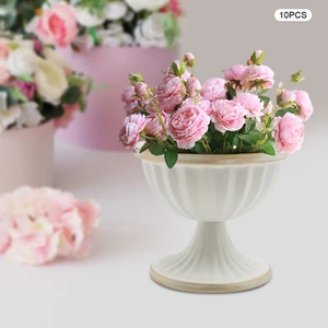 10PCS Vase Metal Wedding Flower Vase For Party Christmas Home Table Decor Vase - Picture 1 of 21