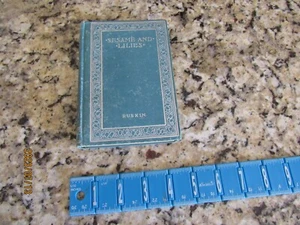 Sesame and Lilies-Three Lectures-John Ruskin-1894-Antique HC Book-Henry Altemus - Picture 1 of 11