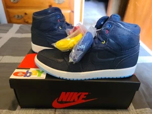 AIR JORDAN 1 RETRO ALTA FAMILIA FOREVER OBSIDIANA/WHT-DK PWDR BL-GM RYL 682781 415 - Imagen 1 de 16