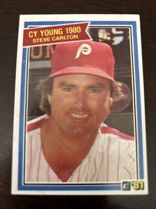 1981 Donruss - #481 Steve Carlton