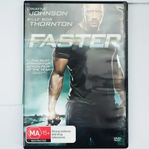 Faster (DVD, 2010) Dwayne Johnson, Billy Bob Thornton - Crime Action Thriller - Picture 1 of 6