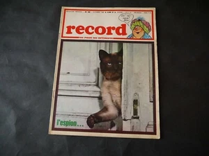 JOURNAL RECORD 1ERE SÉRIE N°58 DE 1966 + MIC RECORD L'AUTOMOBILE - Picture 1 of 1