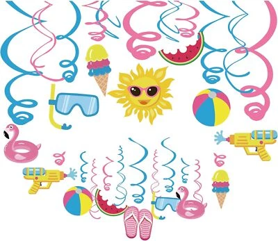 Impresionante y especial decoración de mesa de cumpleaños de verano 30Ct piscina fiesta tan linda Foto 1 de 4