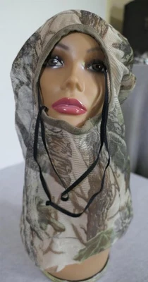 Hunter's Camo See-through Mosquito Net Neck Gaiter Headnet Face Mask One Size - Image 1 of 4