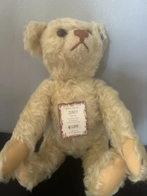 BRITISH COLLECTORS 2003 REPLICA STEIFF BEAR LTD EDITION #01426 IN BOX AND CERT - Image 1 of 4
