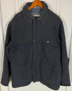 LL Bean Jacke Herren L Outdoor Wandern Arbeit Scheune Erbsenmantel schwer mit abnehmbarer Weste - Bild 1 von 6