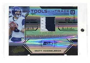 2008 Playoff Absolute Matt Hasselbeck Tools Of The Trade Game Worn Patch 6/50 - Bild 1 von 2