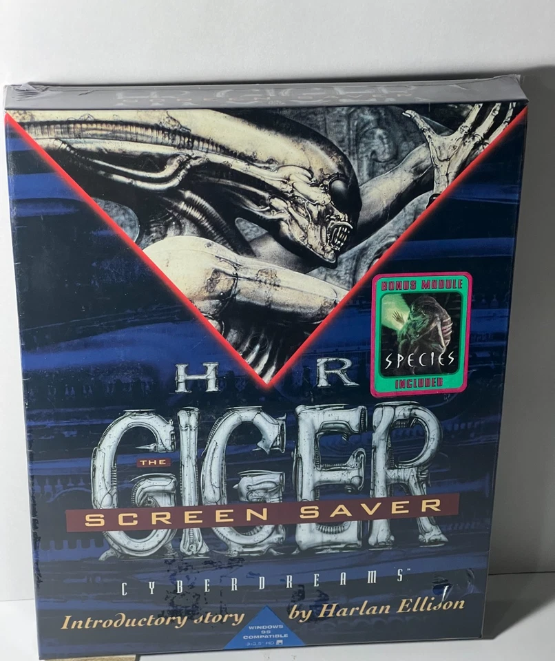 HR Giger Cyberdreams Screensaver 1995 Rare New PC - Image 1 of 4