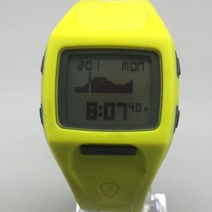 Nixon The Small Lodown Digital Watch Unisex 38mm Surf Tide Yellow New Battery - Picture 1 of 16