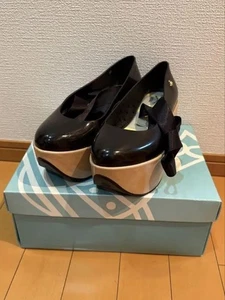 Zapatos de salón Vivienne Westwood Melissa Rocking Horse bailarina 37 negros con caja - Imagen 1 de 24