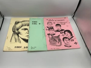 3 x Star Trek Fanzine IDIC LOG Issues #6 , #9 and #10 From 1991 To 1992 - Picture 1 of 19
