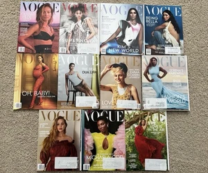 Vogue Magazine 2022 Lot of 11 January- December Full Year Complete Year - Foto 1 di 6