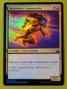 FOIL Rushblade Commander x1 Battlebond 1x MTG Magic the Gathering - Picture 1 of 1