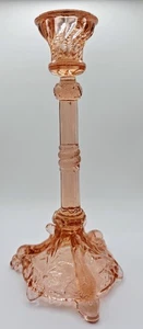 Portieux Vallerysthal Bavards Tauchdelfin Koi Fisch Kegel Kerzenständer PINK - Bild 1 von 6