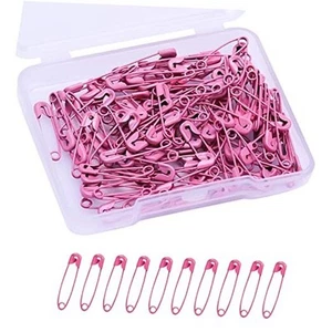 120 Pcs 19mm Mini Metal Safety Pins for Art, Craft, Sewing & Jewelry Making - Picture 1 of 8