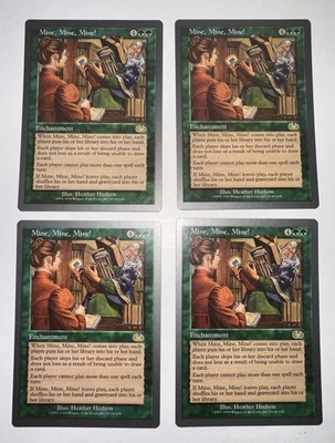 MTG X4 * Mine, Mine, Mine! X4 NM Plus  Unplayed  Unglued  Playset  SellbyCyn - Image 1 of 4