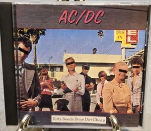 Dirty Deeds Done Dirt Cheap by AC/DC (CD 1976 Atco)Bon Scott Malcolm\Angus Young - Picture 1 of 2