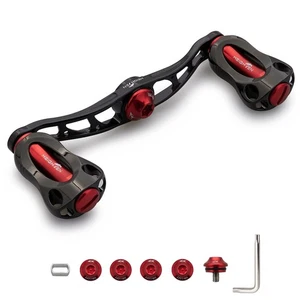 Mango de carrete HEIGHTEN 88/90/115 mm con perilla de 22 mm para Shimano, Daiwa, Abu Universa - Imagen 1 de 8