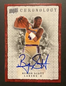 2006-07 UD Chronology BYRON SCOTT AUTO Upper Deck Legends Autograph SP SSP - Picture 1 of 2