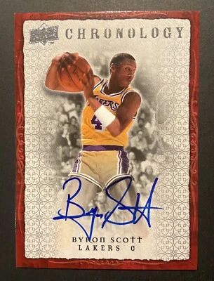 2006-07 UD Chronology BYRON SCOTT AUTO Upper Deck Legends Autograph SP SSP - Image 1 of 2