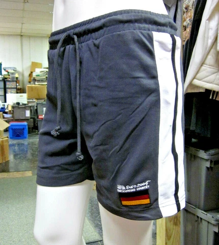 GERMANY soccer shorts Euro 2004 youth XL kids athletic futbol UEFA beat-up Cover